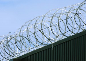 security fence Permissions control access